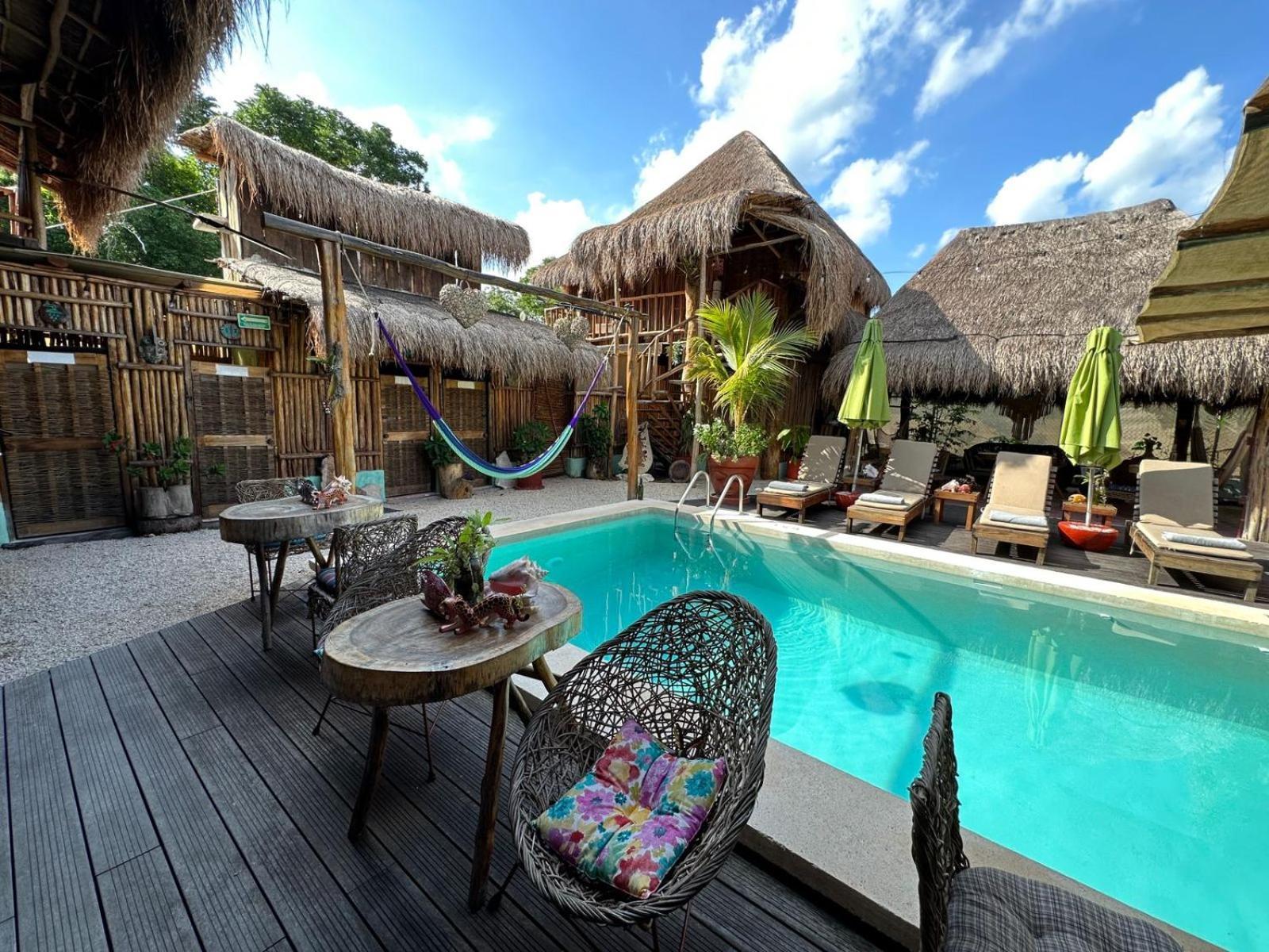 Hotel Jungla y Estrellas K AAX EK Cobá Exterior foto